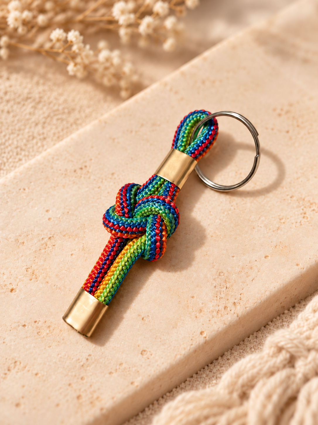 Portachiavi Nodo d'Amore Arcobaleno 🌈❤️