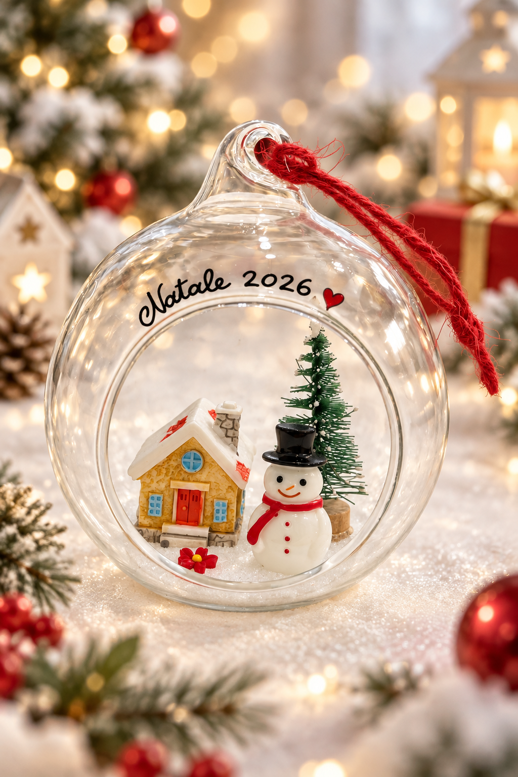 Bola de Navidad de cristal - La magia de la Navidad 🎄❤️