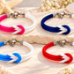 Set 4 Bracciali Bicolore Nodo Piano