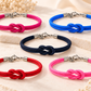 Set di 5 Bracciali Nodo Piano in Corda 💕