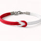 Set 4 Bracciali Bicolore Nodo Piano