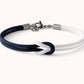 Set 4 Bracciali Bicolore Nodo Piano