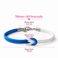 Set 4 Bracciali Bicolore Nodo Piano