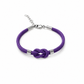 bracciale Nodo Piano in Corda, Regolabile, Unisex