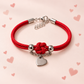 Bracciale Nodo d'Amore con Cuore ❤️