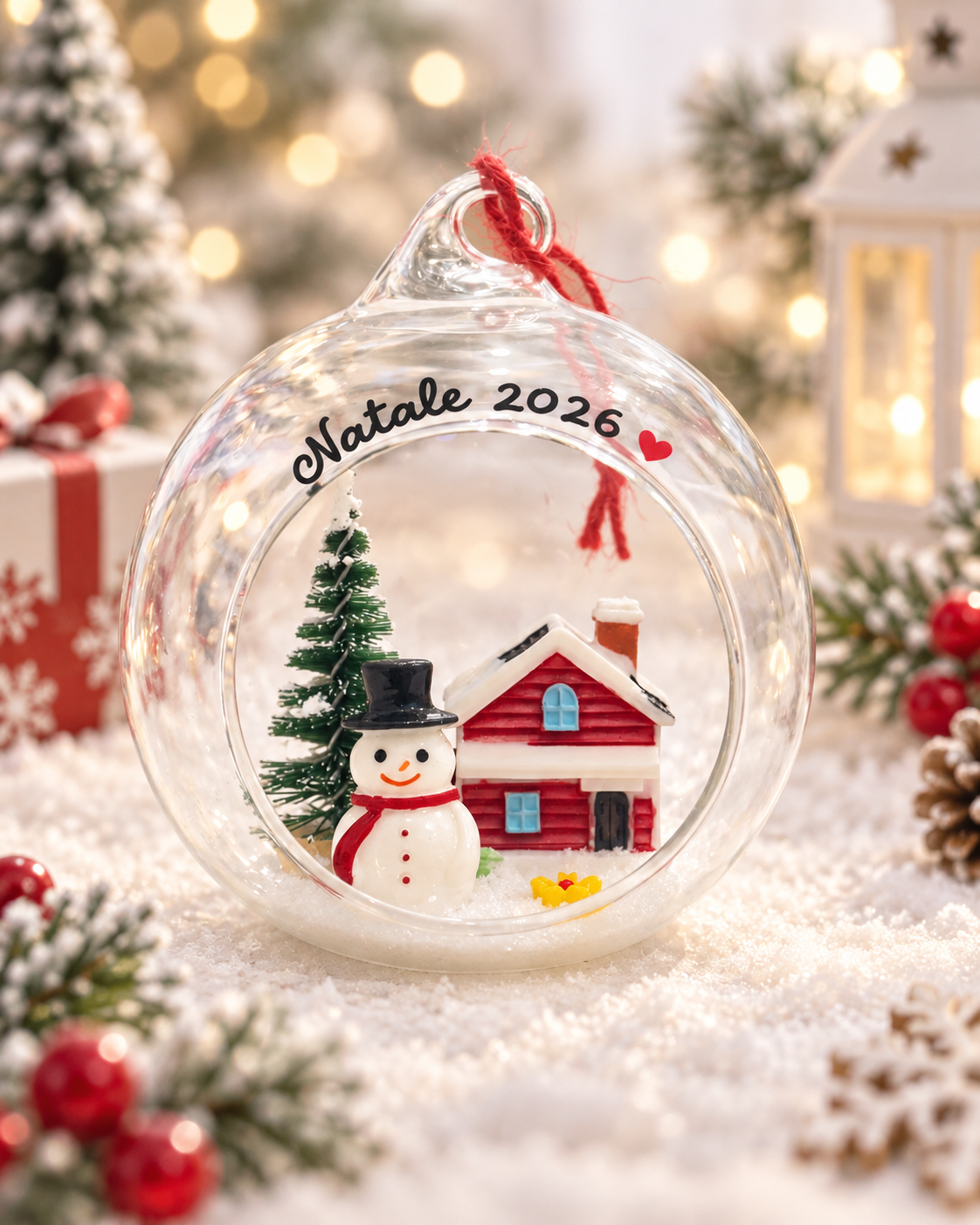Bola de Navidad de cristal - La magia de la Navidad 🎄❤️