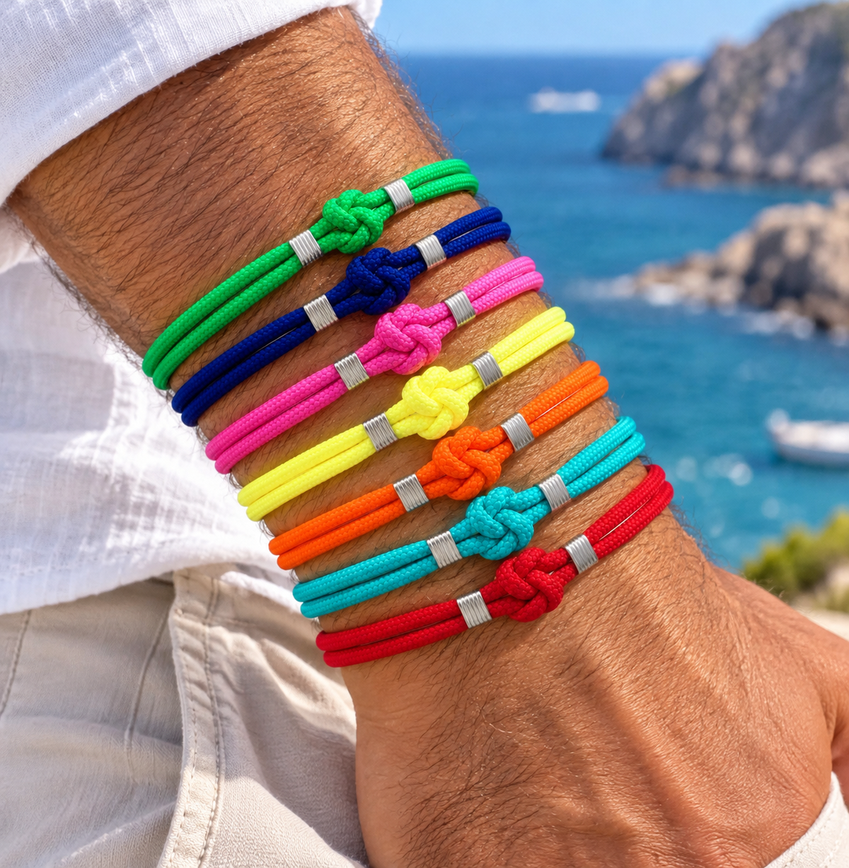 Pulsera Nudo de Amor, Ajustable, Unisex