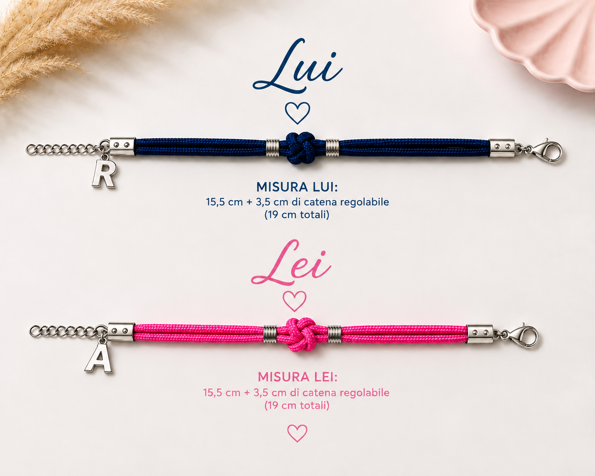 Pulsera Nudo de Amor con Inicial❤️