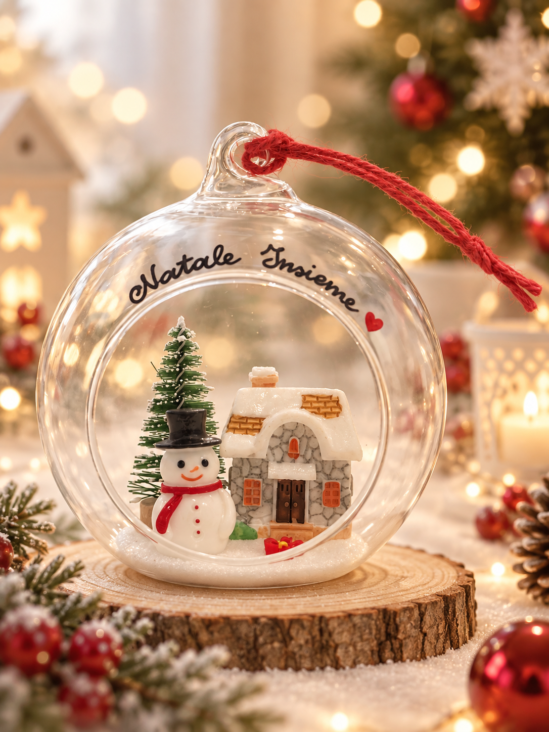 Bola de Navidad de cristal - La magia de la Navidad 🎄❤️