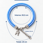 Pulsera de cuerda náutica con inicial