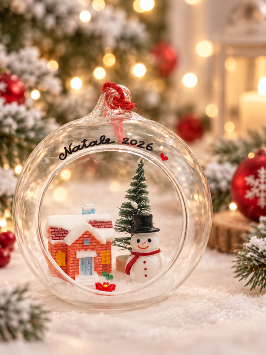 Palla di Natale in Vetro - La magia del Natale 🎄❤️