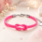 Bracciale Nodo Piano con Cuore