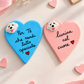 Set de 6 imanes decorativos de corazón variados ❤️