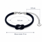 Bracciale Nodo Piano con Ancora