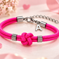 Pulsera Nudo de Amor con Inicial❤️