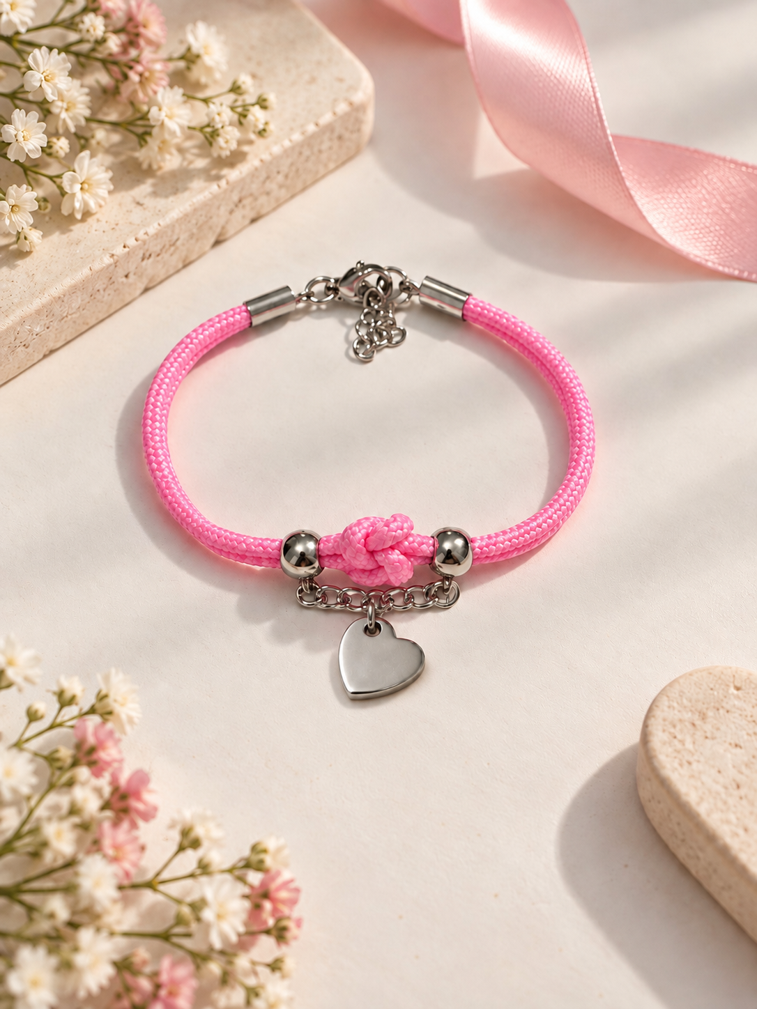 Bracciale Nodo d'Amore con Cuore ❤️