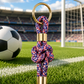 Llavero Nudo de Amor❤️⚽️ Pasión por el Fútbol