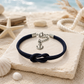 Bracciale Nodo Piano con Ancora