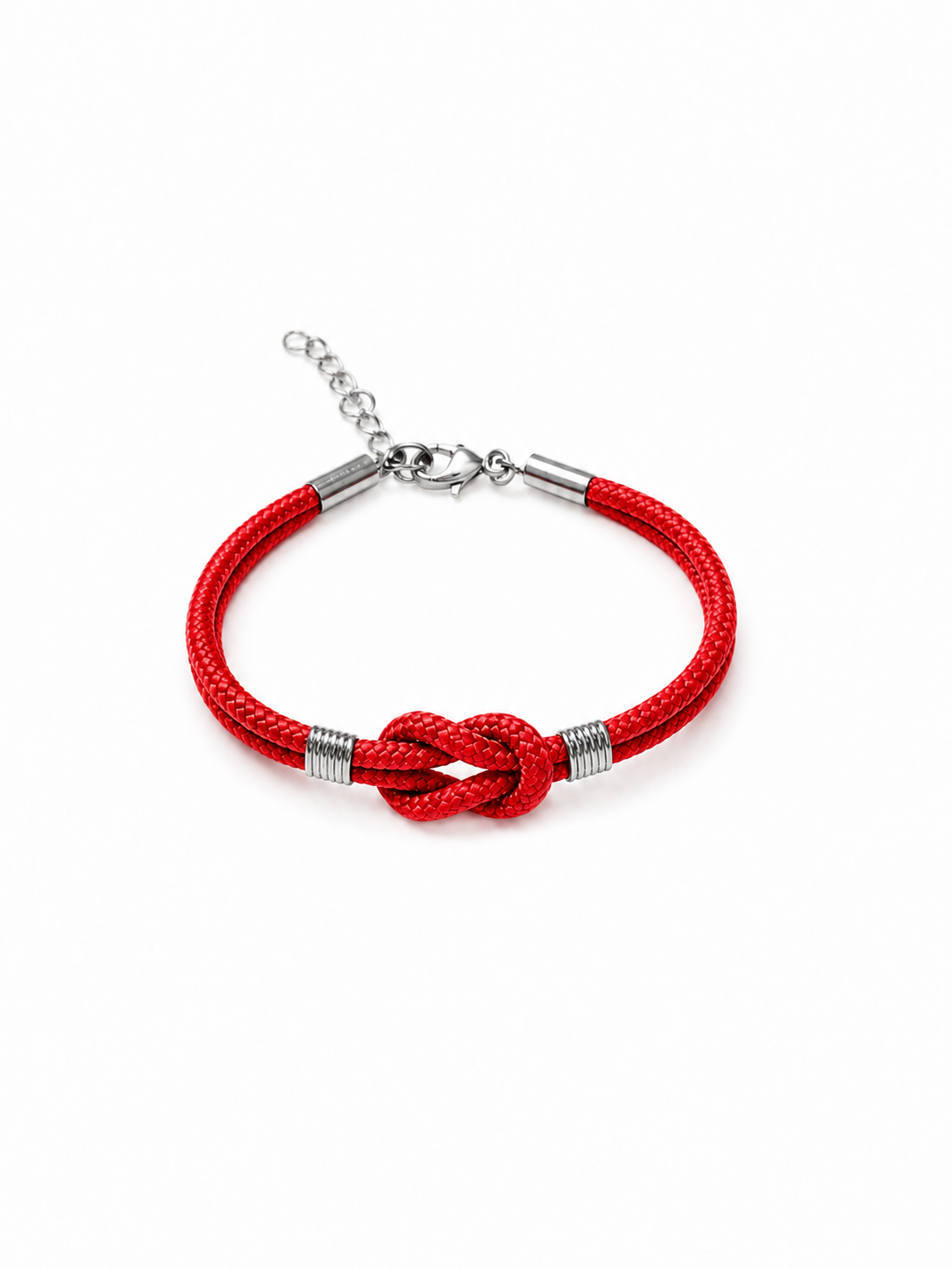 bracciale Nodo Piano in Corda, Regolabile, Unisex